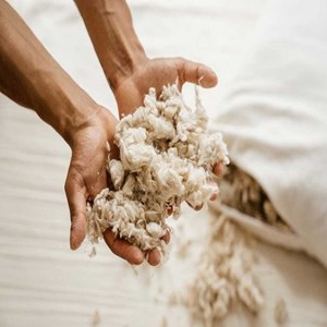 Bolster de yoga ovale coton et kapok bio