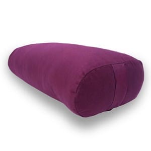 Bolster de yoga ovale coton et kapok bio