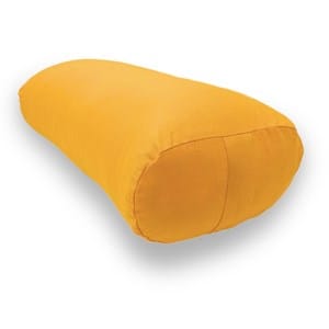 Bolster de yoga ovale coton et kapok bio