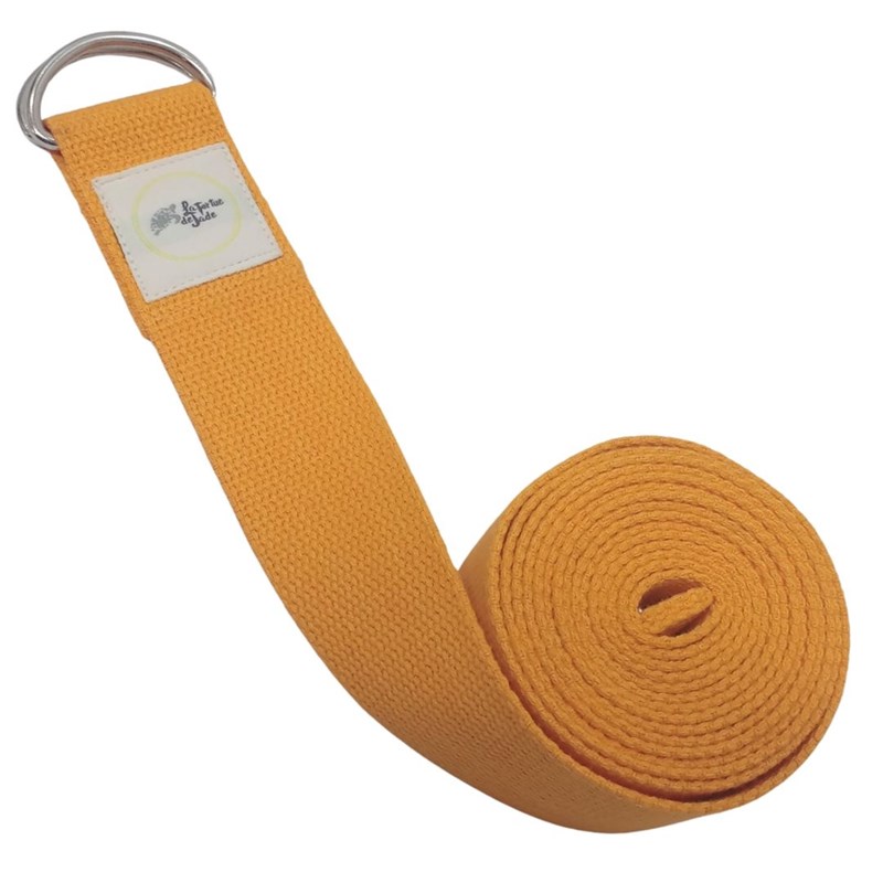 Tortue de jade - Sangle de yoga 100% coton biologique 250