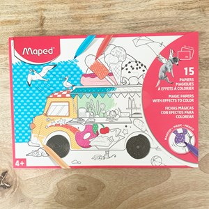Coloriages en papier magique