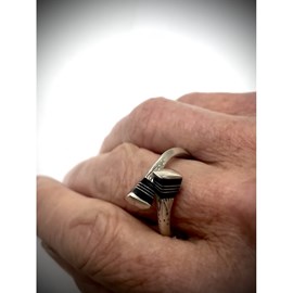 Bague ethnique touareg  croisée