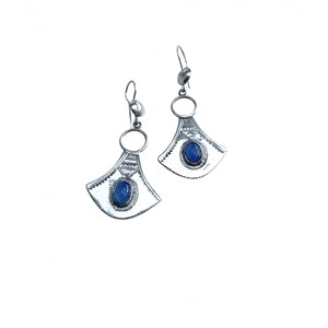 Boucle d'oreille touareg en argent