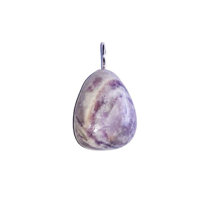 Pendentif En Charoïte 25.04 Carats - Monture Argent, Référence A24-291 - Neuf Sans Emballage