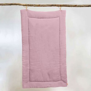 Edredon en coton bio rose