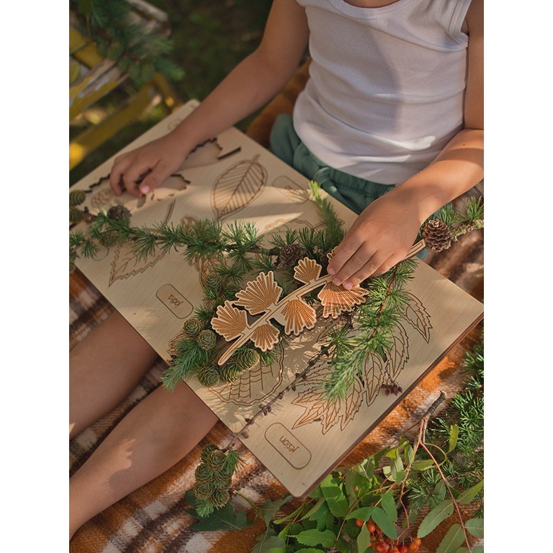 Stuka puka - Puzzle les fruits et les feuilles 2