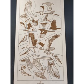 Puzzle en bois sur les oiseaux