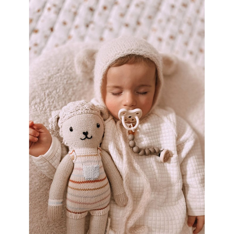 Lot de 2 tétines rondes milky white (Hevea) - Image 1