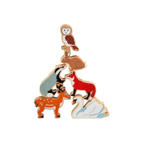 Lanka Fair Trade - Lot de 6 figurines en bois animaux de la