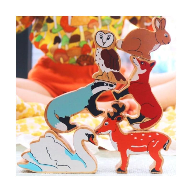 Lot de 6 figurines en bois animaux de la (Lanka Fair Trade) - Image 2