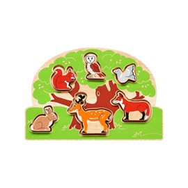 Puzzle à forme - animaux de la campagne