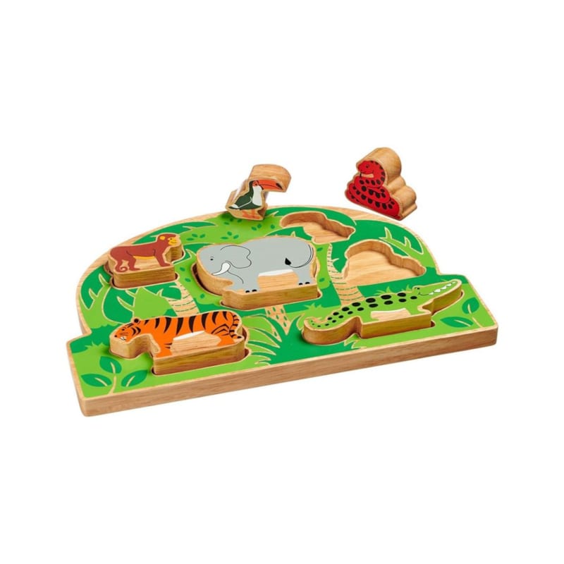 Puzzle à forme - animaux de la jungle (Lanka Fair Trade) - Image 2