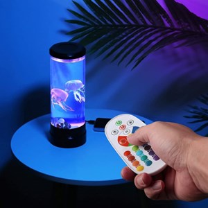 Lampe led déco multicolore medusa