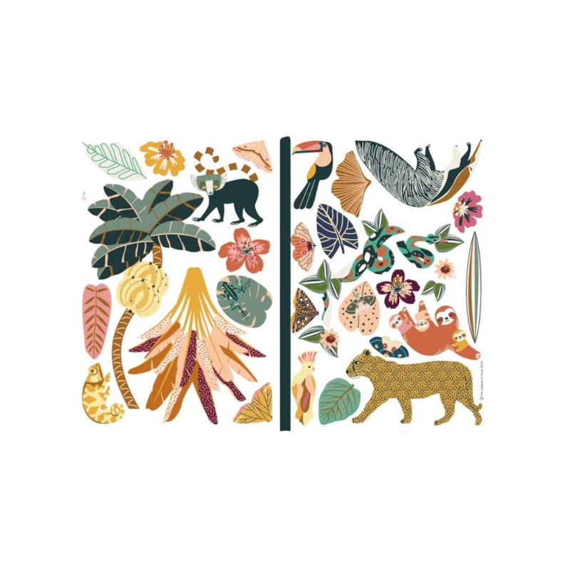 Magnets animaux – jungle (La cabane à rêves) - Image 1