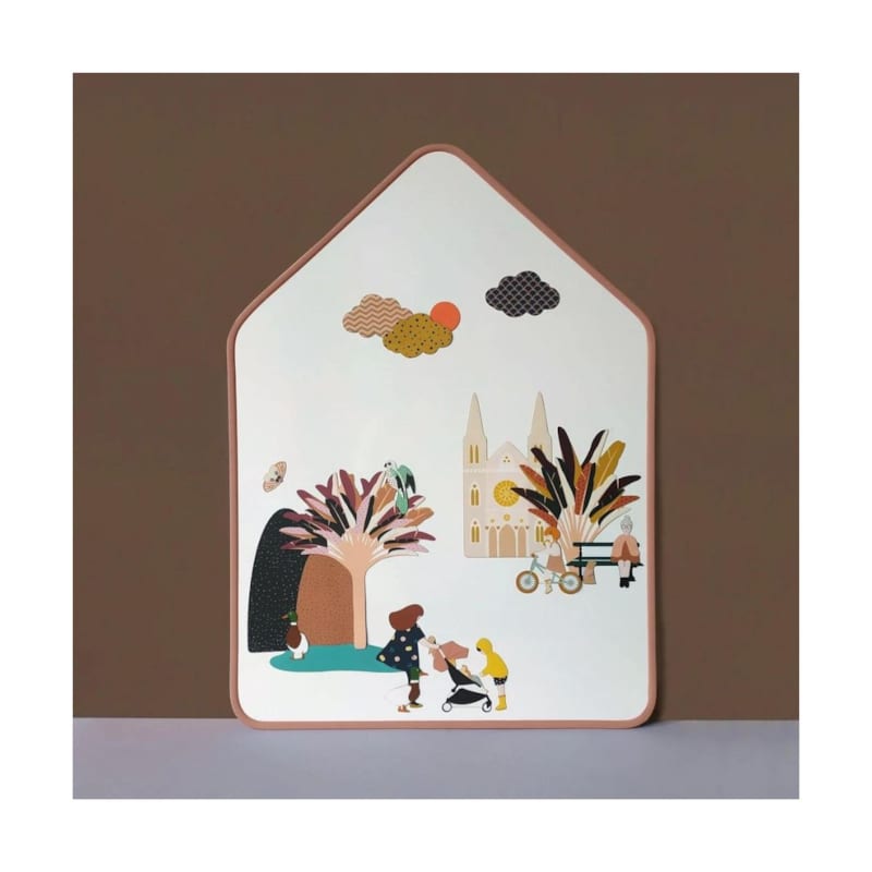Tableau blanc magnétique – format cabane (La cabane à rêves) - Image 2
