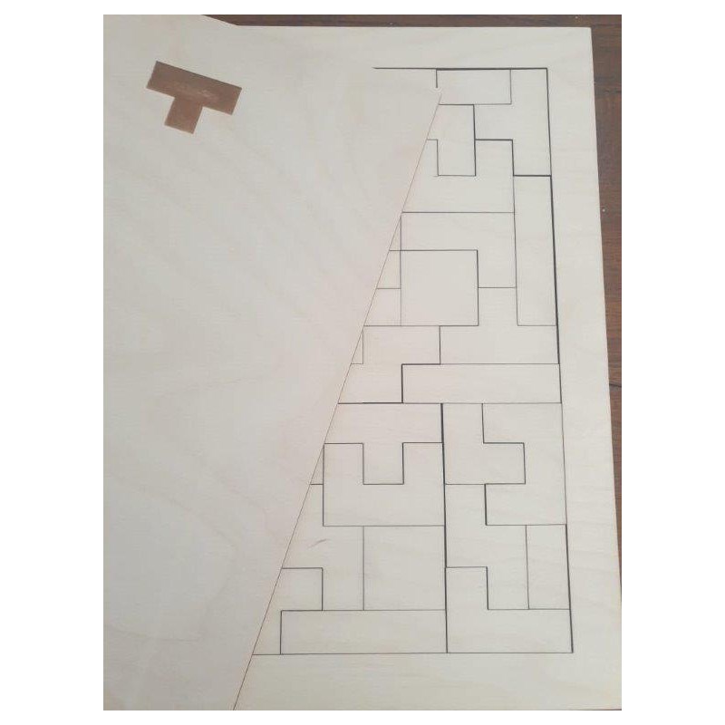 Stuka puka - Puzzle tetris en bois