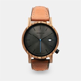 Montre homme cuir zébrano métro7