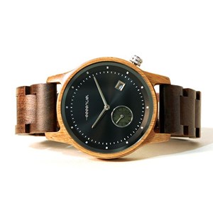Montre homme bois noyer phobos