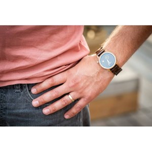 Montre homme bois noyer phobos