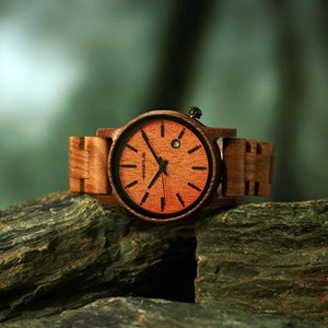 Montre bois homme noyer explorer