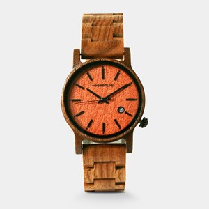 Montre bois homme noyer explorer