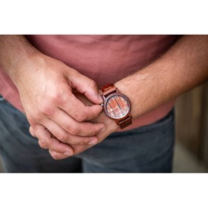 Montre homme full palissandre london