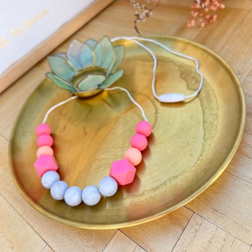 A Mes Copines - Collier allaitement rose