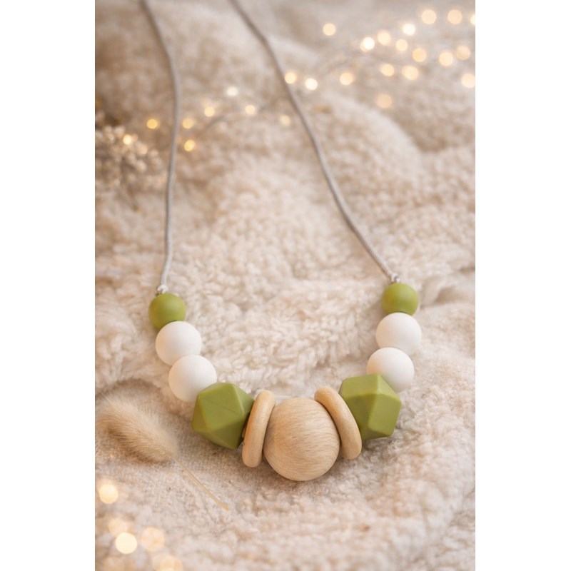 Collier allaitement vert naturel (A Mes Copines) - Couverture