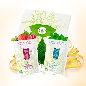 Coffret bio pastilles chanvre cbd bio
