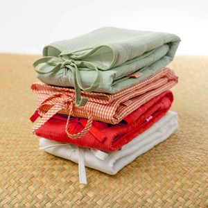 Tapis à langer nomade en coton bio