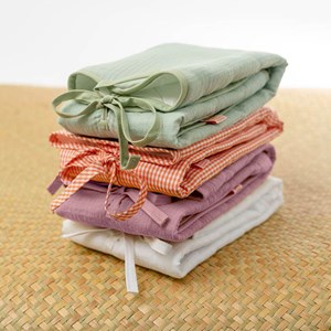 Tapis à langer nomade en coton bio