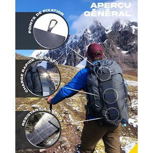 Batterie solaire 4000mah légère