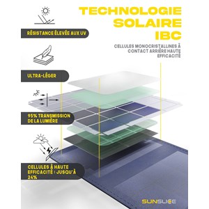 Batterie solaire 4000mah légère