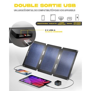 Panneau solaire 18w léger et incassable
