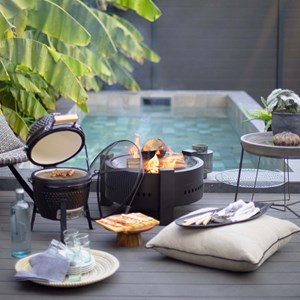 Brasero design  noir