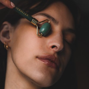 Rouleau de massage visage - jade roller
