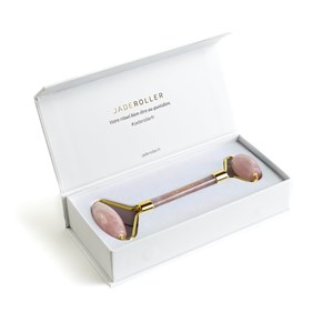 Rouleau de massage visage - quartz rose