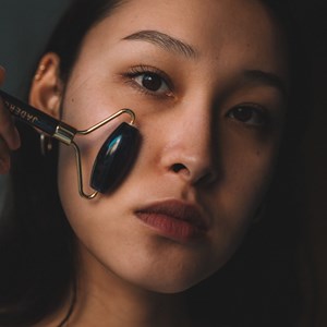Rouleau de massage visage - améthyste