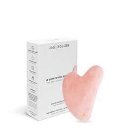 Gua sha visage en pierre - quartz rose