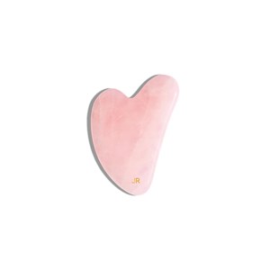 Gua sha visage en pierre - quartz rose