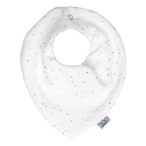 Bavoir bandana gaze de coton, jeanne