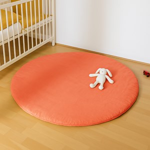 Tapis d'eveil havane en coton bio fraise