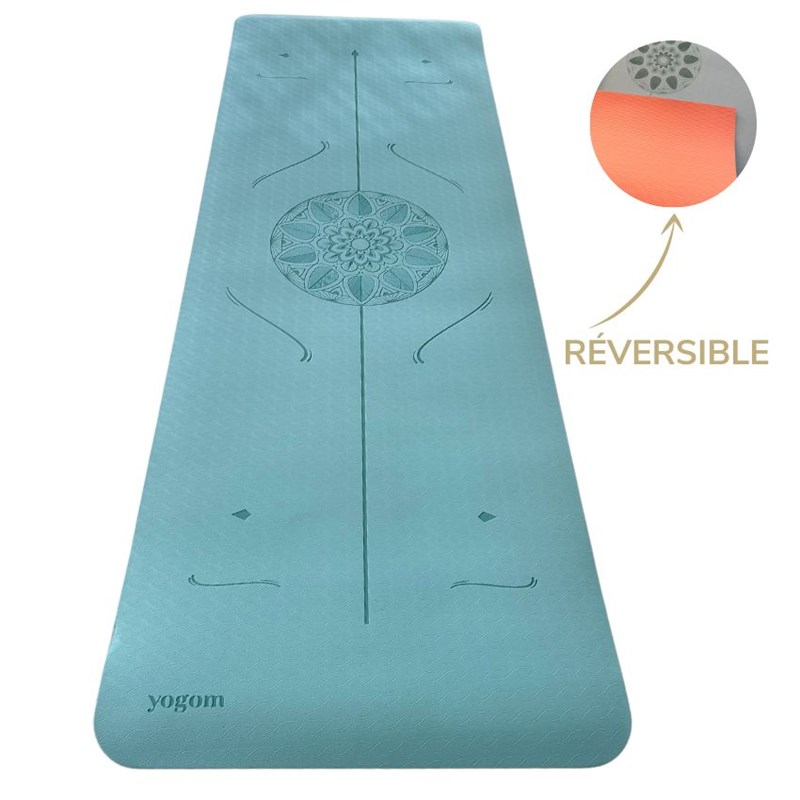 YOGOM - Tapis de yoga épais yomad mandala 8 mm