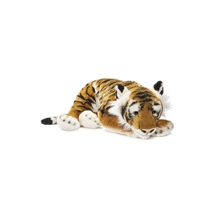 Peluche tigre couché 70 cm