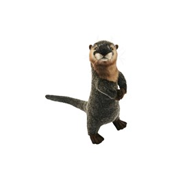 Peluche loutre dressée 35 cm