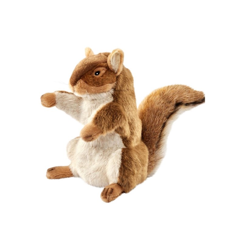 Anima Peluches - Marionnette ecureuil  28 cm