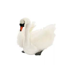 Peluche cygne blanc 27 cm