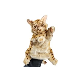Marionnette chat leopard 35 cm