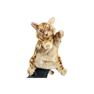Marionnette chat leopard 35 cm