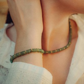 Parure blima en pierres aventurine